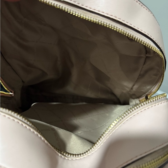 Authentic Michael Kors large Jaycee Backpack in the Powder Blush/Monogram color - Picture 6 of 8